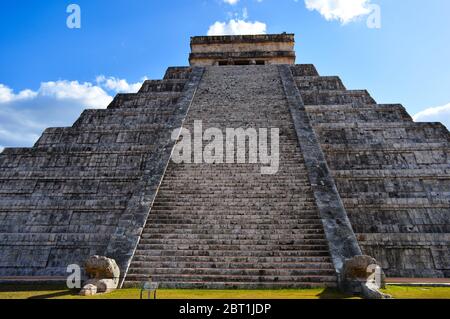 Chichen Izta Maya-Stadt Mexiko Stockfoto