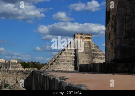 Chichen Izta Maya-Stadt Mexiko Stockfoto