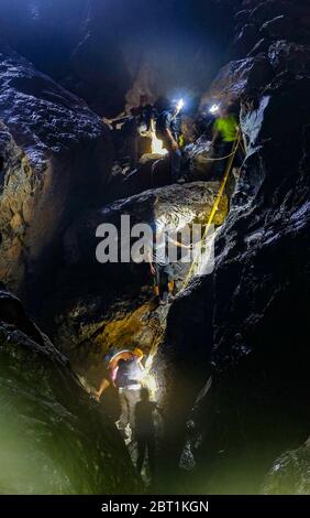 Hang Son Doong Höhle, Vietnam Stockfoto