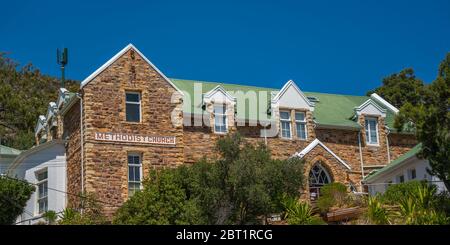 Die Stadt Simonstown in der Nähe von Kapstadt mit der Kolonialstil Architektur Methodist Church Stockfoto