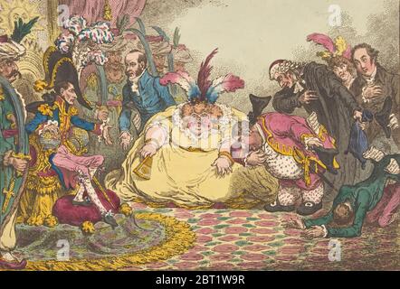 Einführung von Citizen Volpone &amp; His Suite, in Paris.-Vide, The Moniteur, &amp; Cobbetts Letters, 15. November 1802. Stockfoto