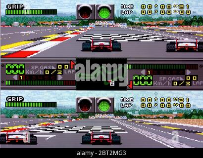 Red Line F-1 Racer Redline F1 - SNES Super Nintendo - nur zur redaktionellen Verwendung Stockfoto