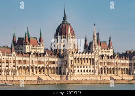 Das Gebäude des Parlaments in Budapest Stockfoto