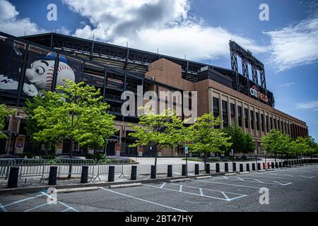 New York, N.Y/USA – 22. Mai 2020: Das Citi-Feld ist wegen der gesundheitlichen Risiken von COVID-19 geschlossen. Quelle: Gordon Donovan/Alamy Live News Stockfoto