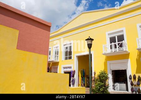 Mercado De Artesanias in Plaza del Sol, San Miguel City, Cozumel Island, Quintana Roo, Mexiko Stockfoto