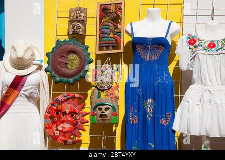 Mercado De Artesanias in Plaza del Sol, San Miguel City, Cozumel Island, Quintana Roo, Mexiko Stockfoto