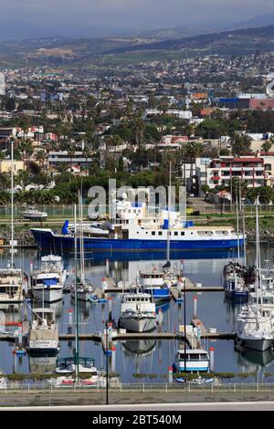 Jachthafen, Ensenada City, Baja California, Mexiko Stockfoto