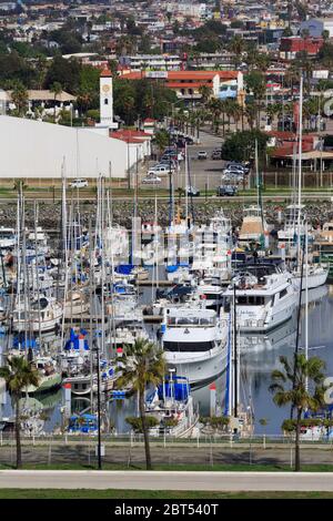 Jachthafen, Ensenada City, Baja California, Mexiko Stockfoto