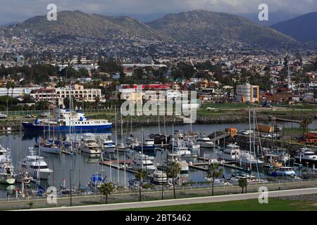 Jachthafen, Ensenada City, Baja California, Mexiko Stockfoto