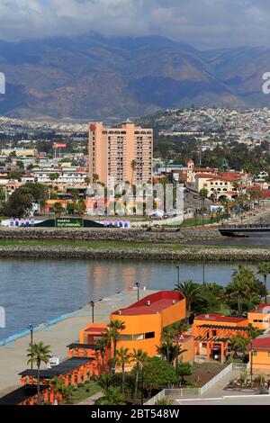 Kreuzfahrthafen, Ensenada City, Baja California, Mexiko Stockfoto