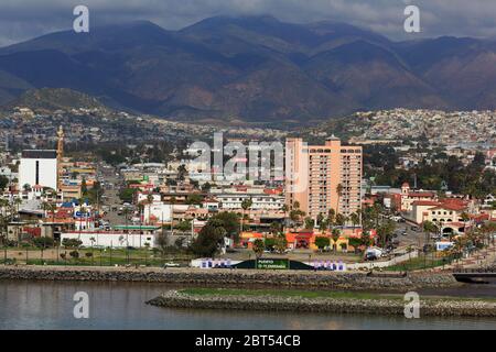 Villa Marina Hotel, Ensenada City, Baja California, Mexiko Stockfoto