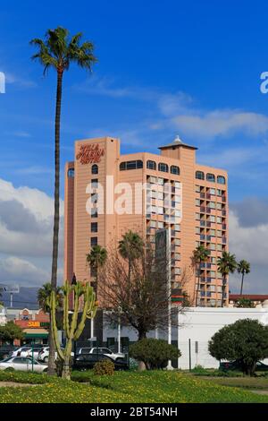 Villa Marina Hotel, Ensenada City, Baja California, Mexiko Stockfoto