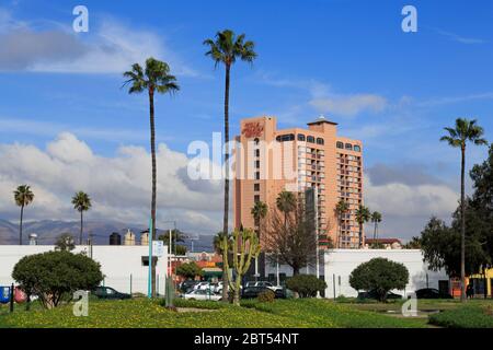 Villa Marina Hotel, Ensenada City, Baja California, Mexiko Stockfoto