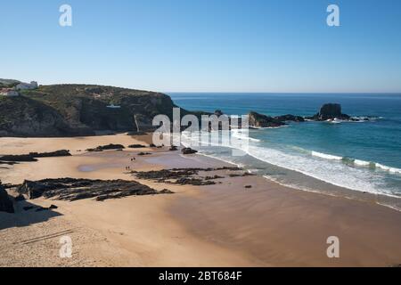 Strand Praia dos machados in Costa Vicentina, Portugal Stockfoto