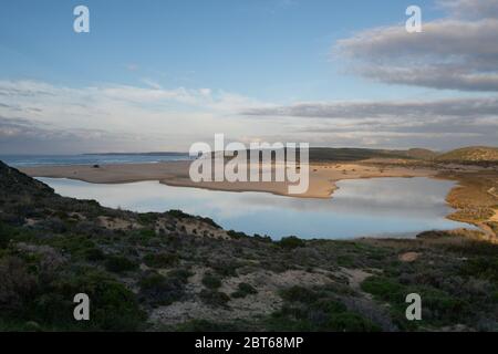 Strand Praia da Bordeira in Costa Vicentina, Portugal Stockfoto