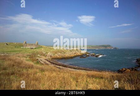 St Ninians Chapel Beach, Isle of Whithorn Stockfoto