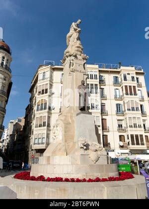 Monumento a Canalejas, Alicante, Costa Blanca, Spanien Stockfoto