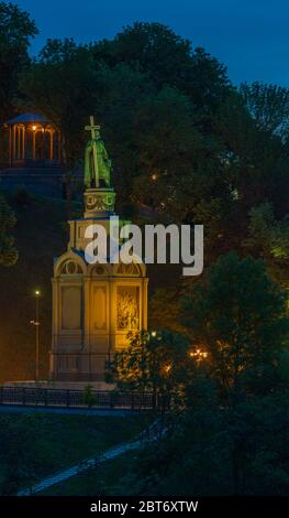 Das Denkmal des Heiligen Wladimir ist ein Denkmal in Kiew, Ukraine Stockfoto