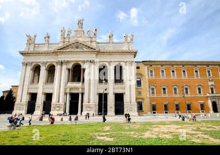 Archbasilika von St. John Lateran - Rom, Italien Stockfoto