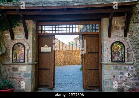 Impressionen vom Heiligen Kloster von Varlaam , dem zweitgrößten Kloster in Meteora Stockfoto
