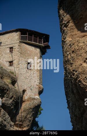 Impressionen vom Heiligen Kloster von Varlaam , dem zweitgrößten Kloster in Meteora Stockfoto