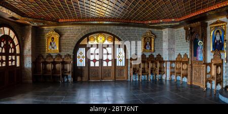 Impressionen vom Heiligen Kloster von Varlaam , dem zweitgrößten Kloster in Meteora Stockfoto