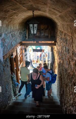 Impressionen vom Heiligen Kloster von Varlaam , dem zweitgrößten Kloster in Meteora Stockfoto