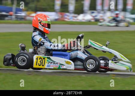 Esteban Ocon Kart Karriere. Stockfoto