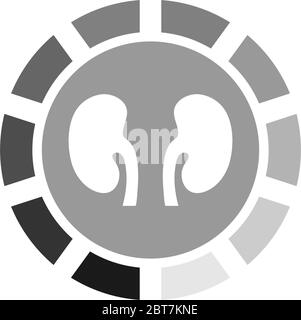 Urologie Logo, Niere Logo Symbol Gesundheit Illustration Stock Vektor