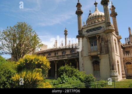 Royal Pavilion and Gardens, Brighton, East Sussex, England. 20.Mai 2020. Stockfoto