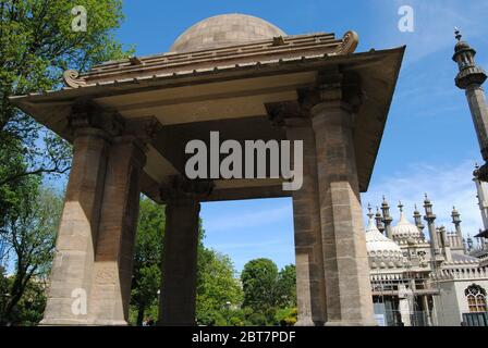 Royal Pavilion and Gardens, Brighton, East Sussex, England. 20.Mai 2020. Stockfoto