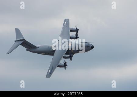 AIRBUS A400M ATLAS mit nicht militärischen Markierungen RIAT RAF FAIRFORD 2015 Stockfoto