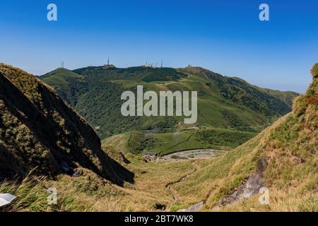 Naturlandschaft des Xiaoyoukeng im Yangmingshan Nationalpark, Taipei, Taiwan Stockfoto