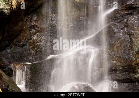 Routenführung Zum Lynn Wasserfall Stockfoto