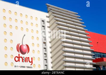 Cherry Disco in der Golden Zone, Mazatlan, Bundesstaat Sinaloa, Mexiko Stockfoto