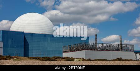 Sizewell Atomkraftwerk Suffolk Stockfoto