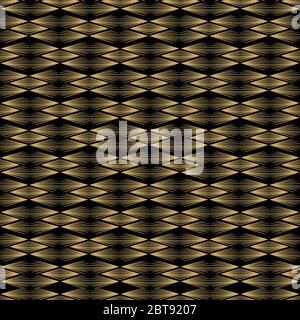 Abstrakte geometrische Art Deco nahtlose Vektor-Muster Stock Vektor