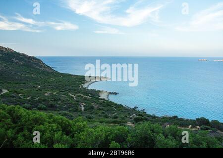 Sardische Landschaft der Südküste 4 Stockfoto