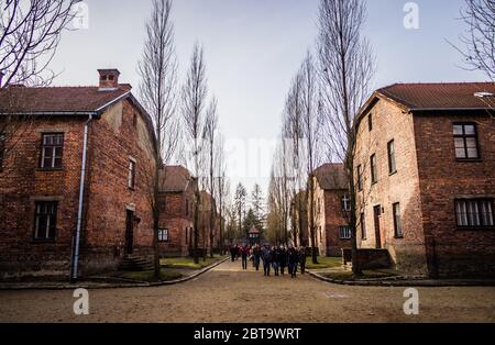 Auschwitz Birkenau - Polen Stockfoto