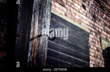 Auschwitz Bestrafung Platz Stockfoto