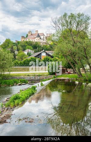 Schloss Rosenburg. Eines der meistbesuchten Renaissance-Schlösser Österreichs inmitten des Naturparks Kamptal Stockfoto