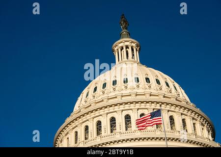 Washington, District of Columbia, USA. Oktober 2019. Das Kapitolgebäude der Vereinigten Staaten am 10. Oktober 2019 in Washington, DC Quelle: Alex Edelman/ZUMA Wire/Alamy Live News Stockfoto