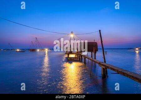 Kumbalangi, Kerala, Indien Stockfoto