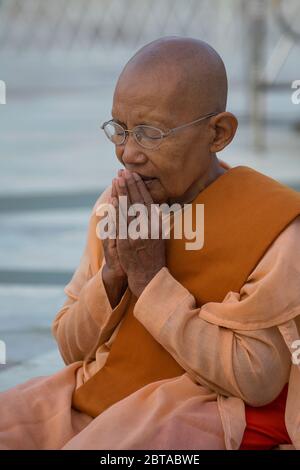 Buddhistische Mönchinnen In Myanmar Stockfoto