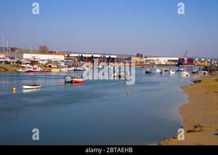 Fluss Adur bei shoreham an der östlichen sussex Küste Stockfoto