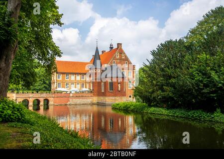 Schloss in Hülshoff in Münster, Deutschland Stockfoto