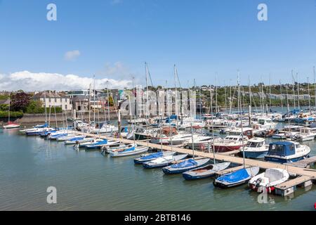 Kinsale, Cork, Irland. Mai 2020. Ein Blick auf die Yachten und Freizeitboote in der Marina in Kinsale, Co. Cork, Irland. - Kredit; David Creedon / Stockfoto