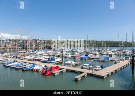 Kinsale, Cork, Irland. Mai 2020. Ein Blick auf die Yachten und Freizeitboote in der Marina in Kinsale, Co. Cork, Irland. - Kredit; David Creedon / Stockfoto