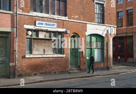 Ehemalige John Froggatt-Geschäftsräume, Vittoria Street, Birmingham Stockfoto