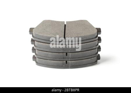 Bremsbelagsatz für die Vorderradaufhängung eines Pkw Stockfoto